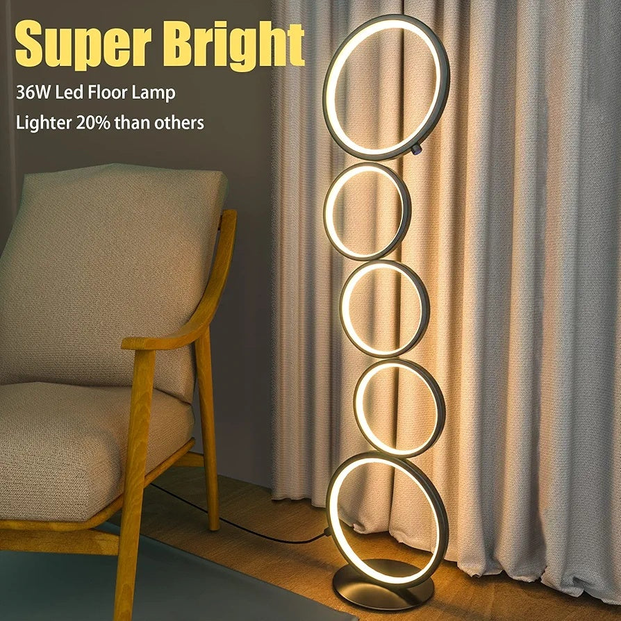 BNIB-JIRTH Floor Lamp Levels Super Bright Floor Lamps-42 inch Standing Light
