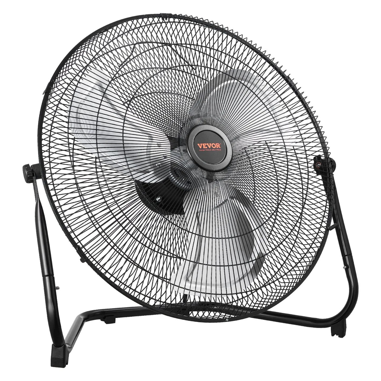 VEVOR 2 PCS Floor Fans, 3 Speeds High Velocity Heavy Duty 20 Inch Industrial Fan, 4800 CFM 360° Adj,-$90