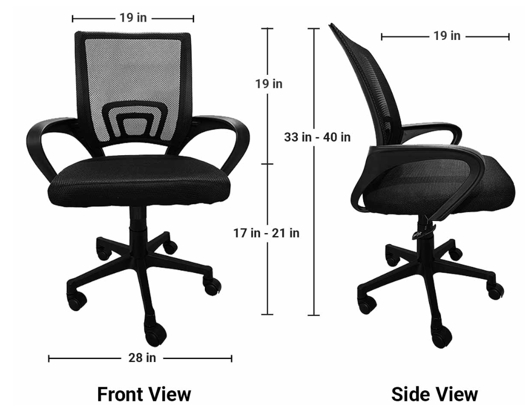 BNIB-Motion MS1 Office Chair with Ergonomic Design,Breathable Mash and Adjustable Heigh