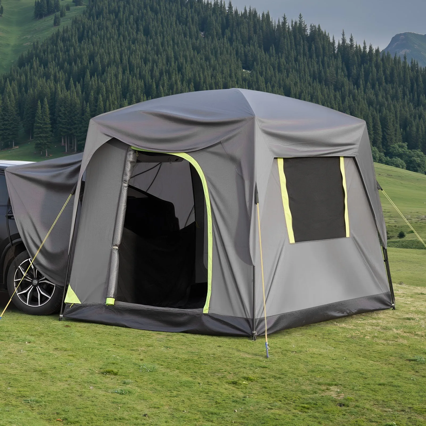 VEVOR SUV Tent for Camping, 10FT L x 8FT W, Waterproof PU2000mm Spacious Double Layer,-$230