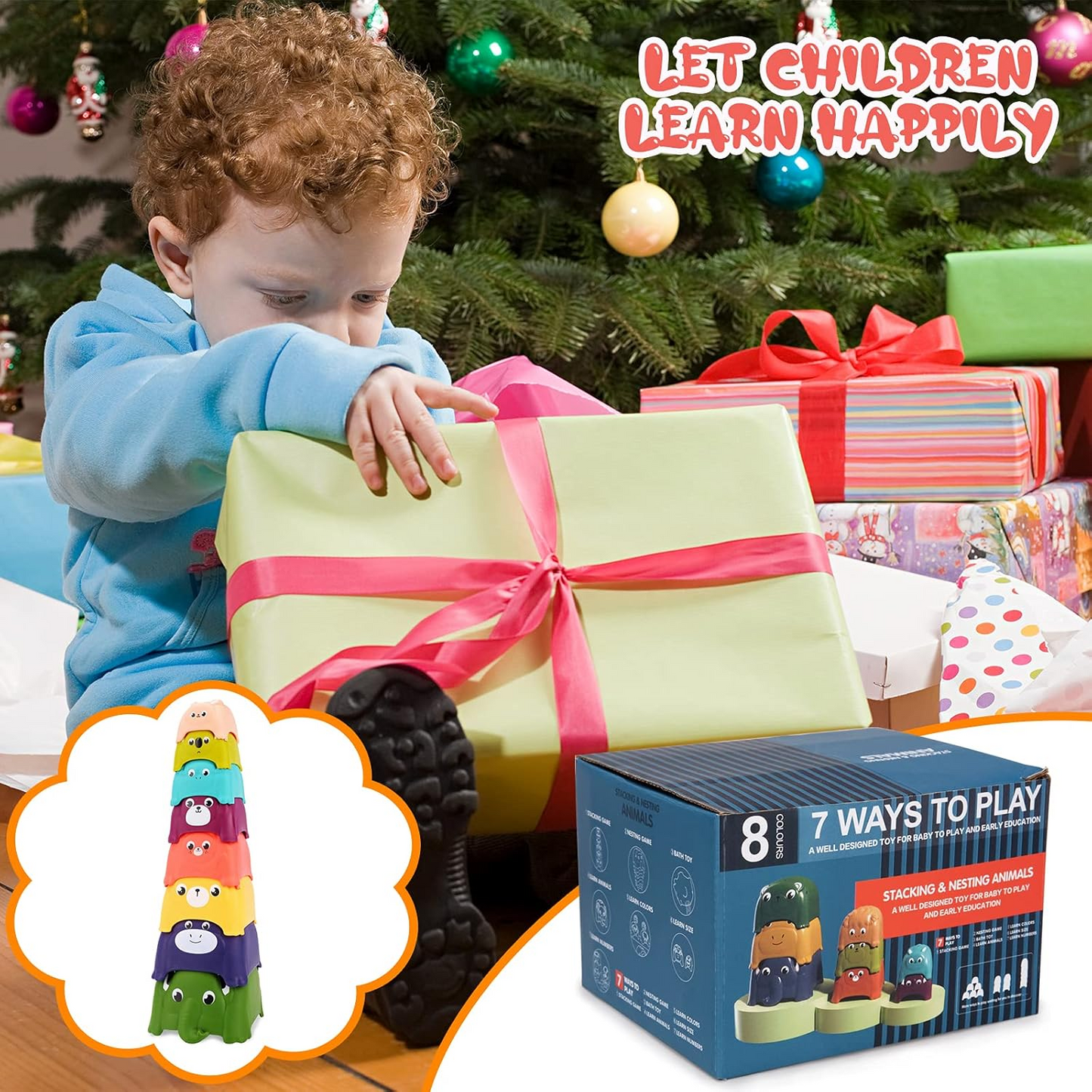 Brand new Colorful Bench Jenga, children's educational toys