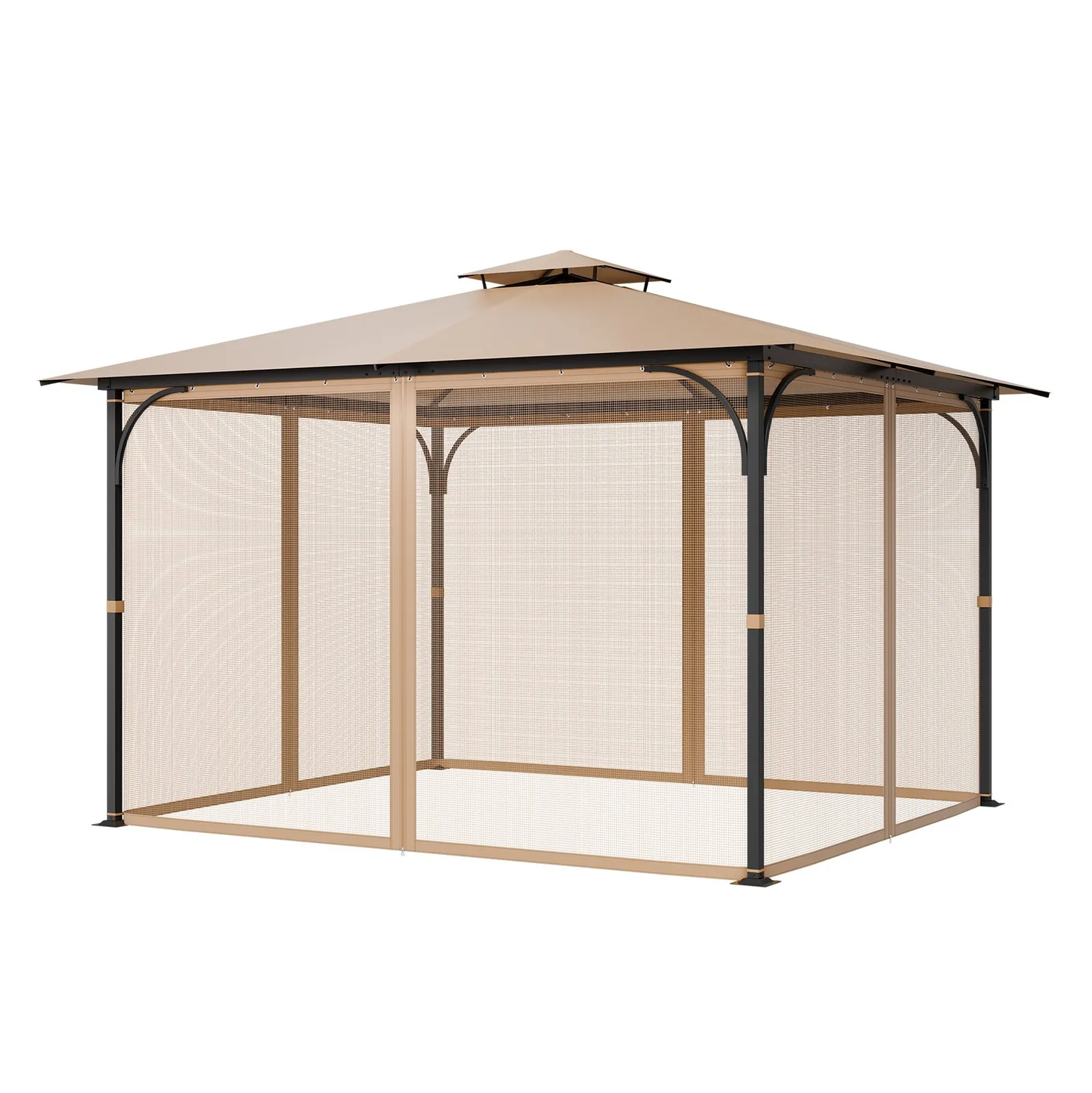 VEVOR Gazebo Netting Replacement, Fit Most 10 x 12 x 7 FT Gazebo Curtain, (Netting Only),-$45