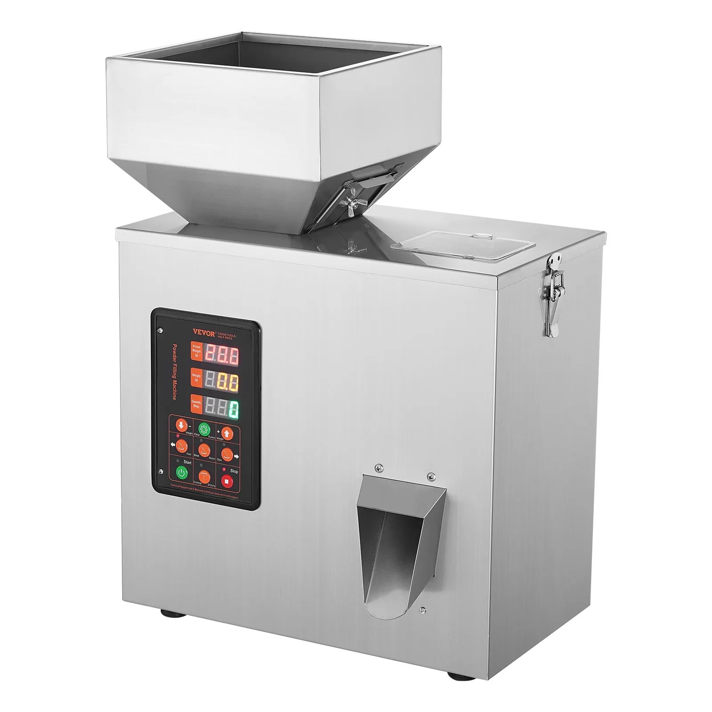 VEVOR Powder Filling Machine: 1-100g/0.002-0.22lbs, Automatic Particle Weighing Dispenser