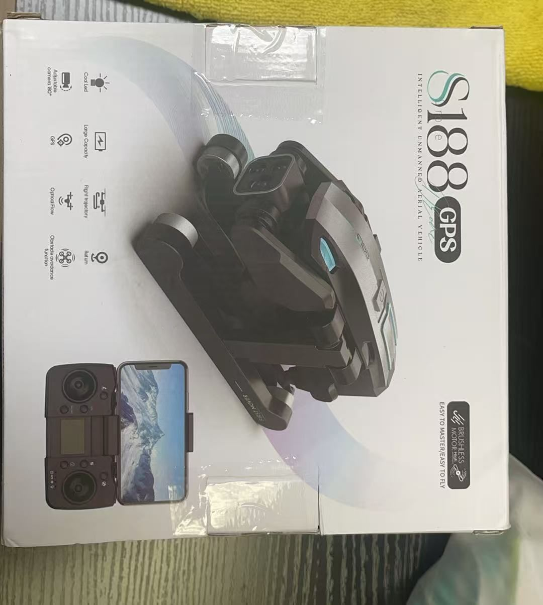 Brand New S188 Mini Foldable Drone – The Ultimate Aerial Photography Companion & Holiday Gift,-$75