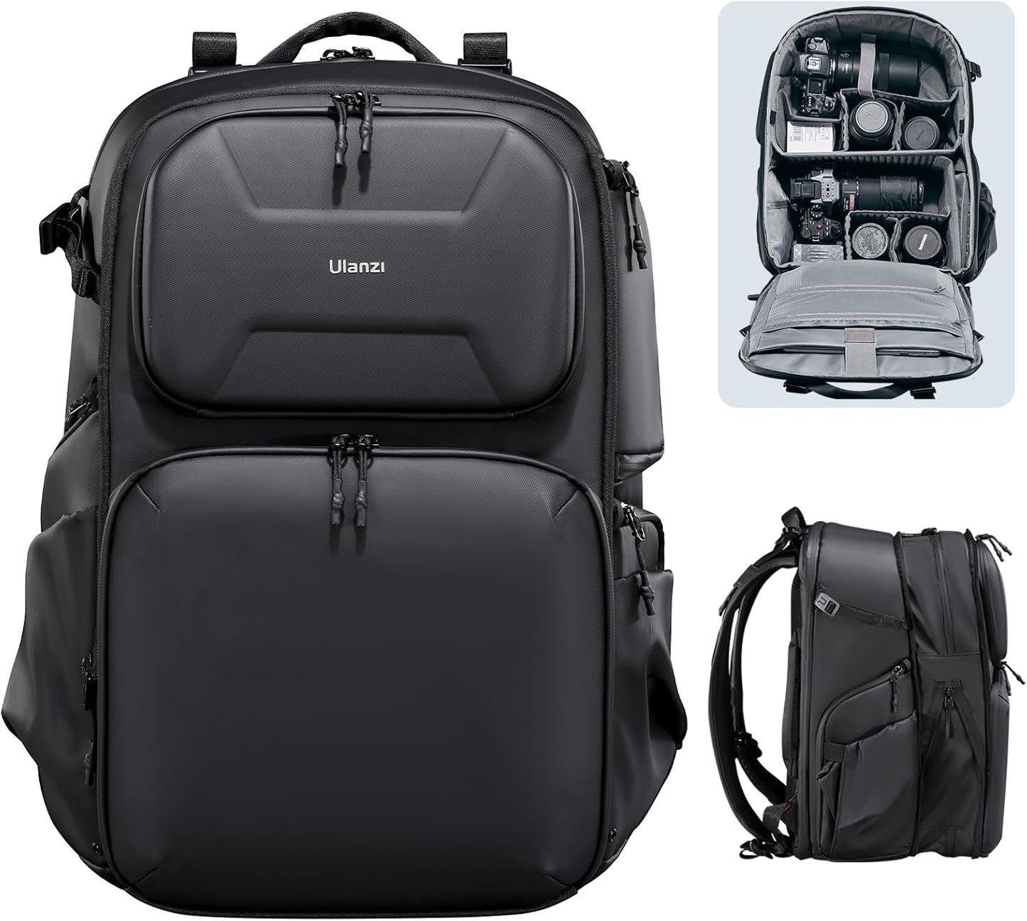 BNIB-ULANZI BP10 35L Hardshell Camera Backpack – Splash-proof Anti-Theft DSLR/Drone/Laptop Bag