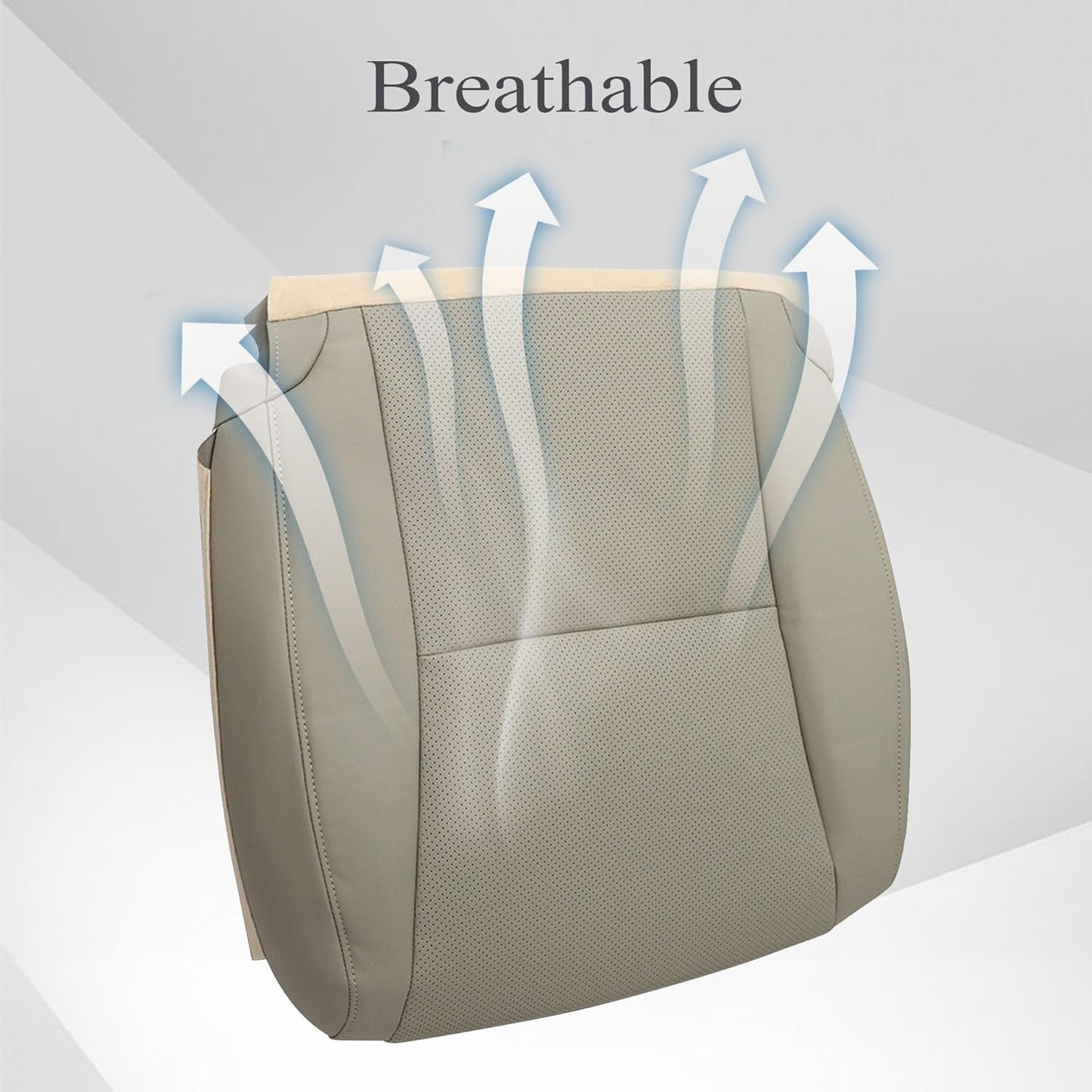 BNIB-EGXARTS Tan Perforated Microfiber Leather Seat Covers, Fits Lexus RX350 RX450h 2010-2015,-$40