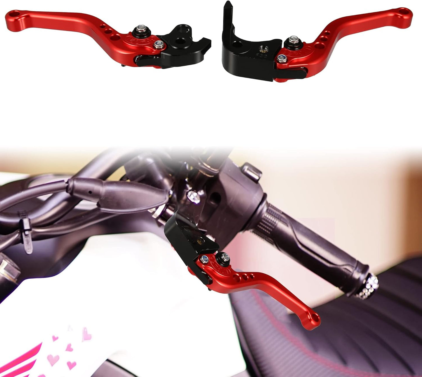 BNIB-Motorcycle Brake Clutch Levers Adjustable Folding CNC,Fits Honda CBR1000RR/CB1000R,-$25