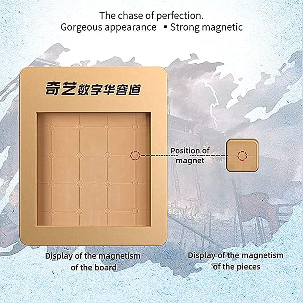 BNIB-QY Toys 5x5 Klotski Puzzle Magnetic Sliding Number Puzzle ABS Brain Teasers Toy (24-Digit Version),-$5