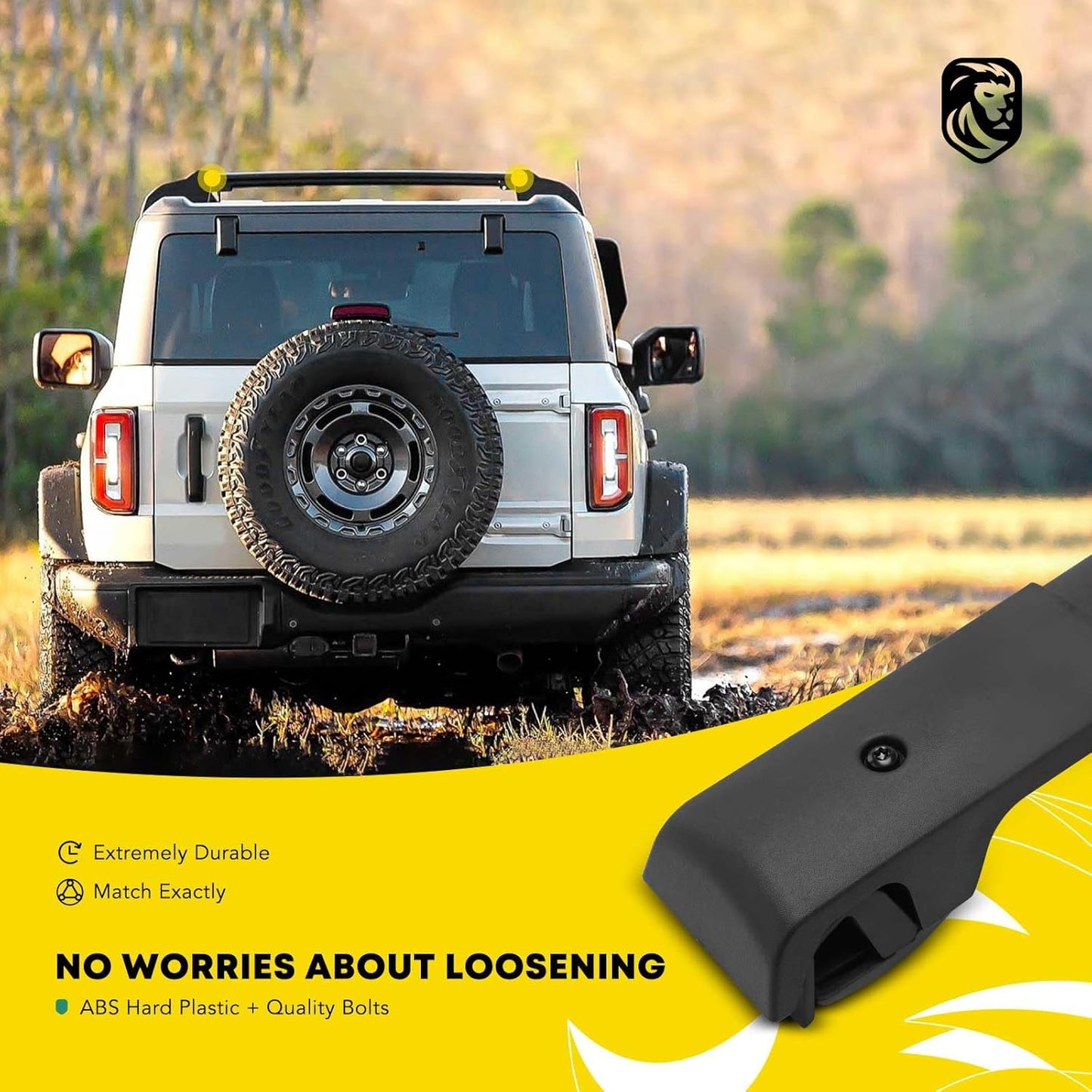 BNIB-YHTAUTO Car Roof Rack Cross Bar Compatible with Volkswagen Tiguan 2018-2024 w/Raised Rails,-$140