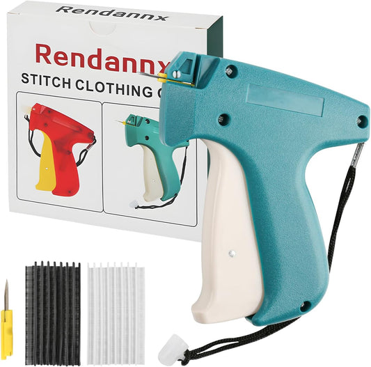 BNIB-Stitch Gun,Micro Stitch Gun for Clothes,Mending Quilting Stitch Tag Gun with2 Needle, (Green),