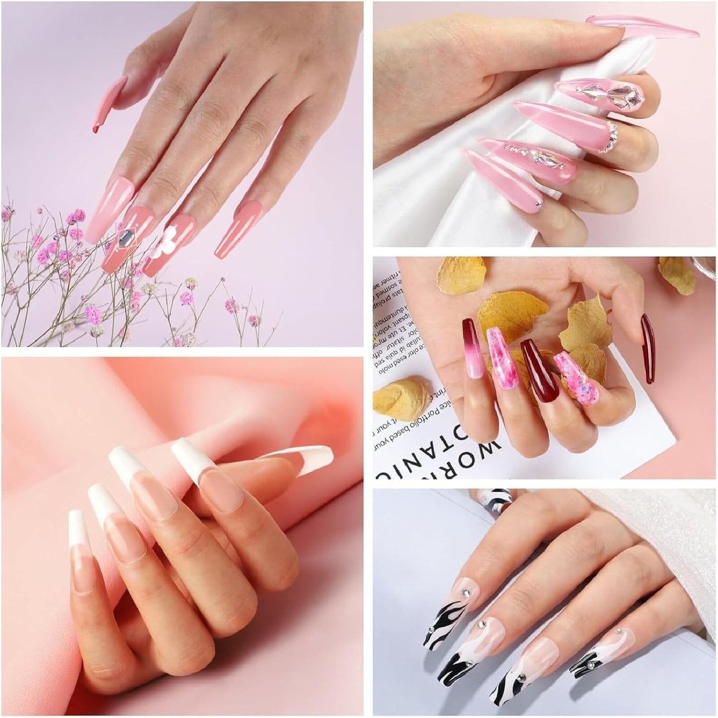 BNIB-All-in-One Gel Nail Polish Kit: includes UV light, nail drill, 10 gel polishes, 3 poly nail gels,-$30