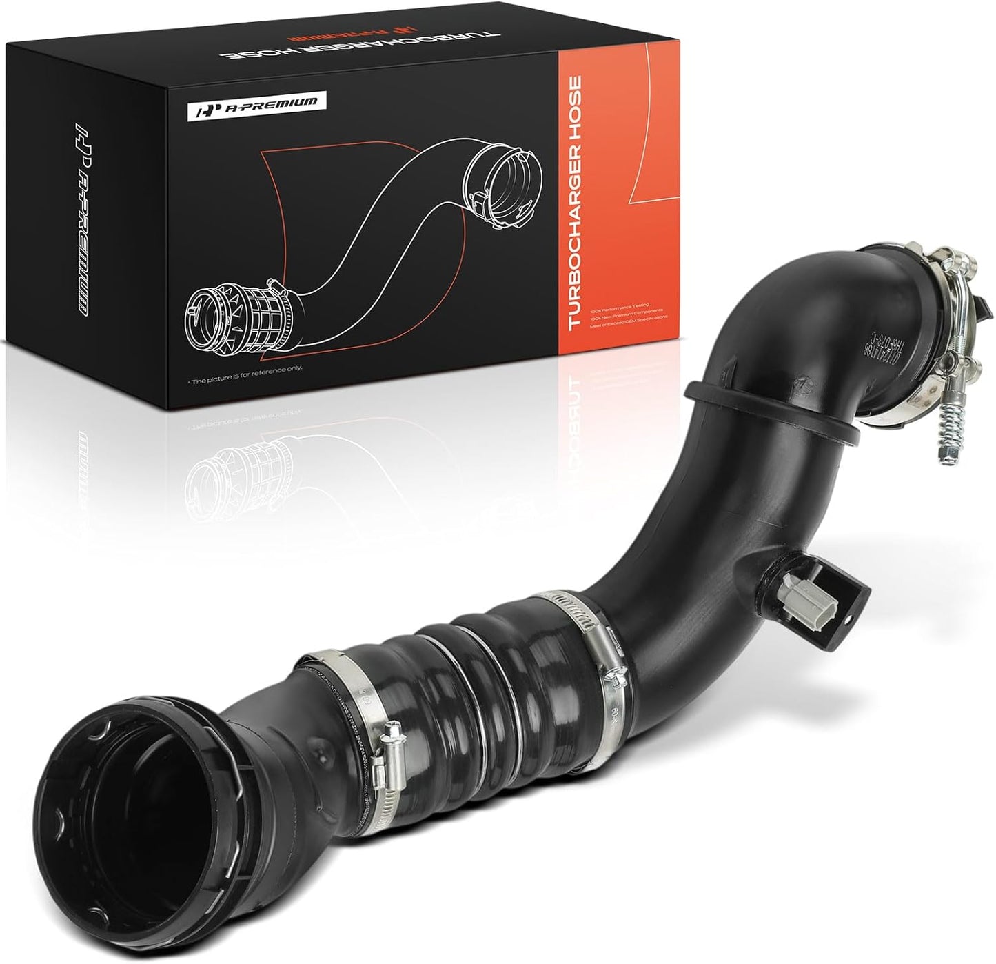 BNIB-Cold Side Intercooler Pipe Outlet Duct Hose w/IAT Compatible with Ford - 2011-2016 - F250,-$85