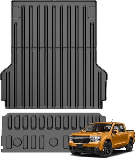 BNIB-AOMSAZTO Truck Bed Mat Compatible with 2022-2024 2025 Ford Maverick Bed(Bed Mat+Tailgate Mat)