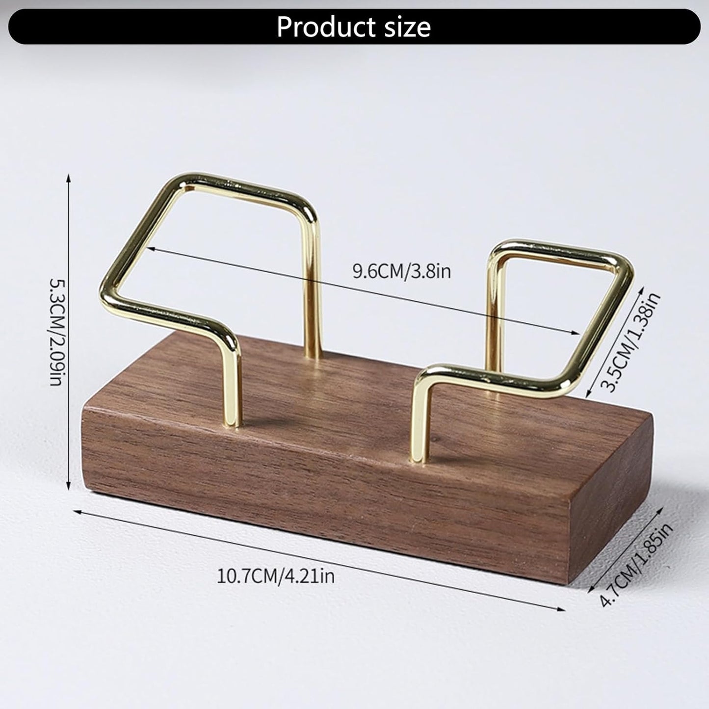BNIB-Card Holders Display Business Card Display Rack Metal Business Stand Organizers,-$5
