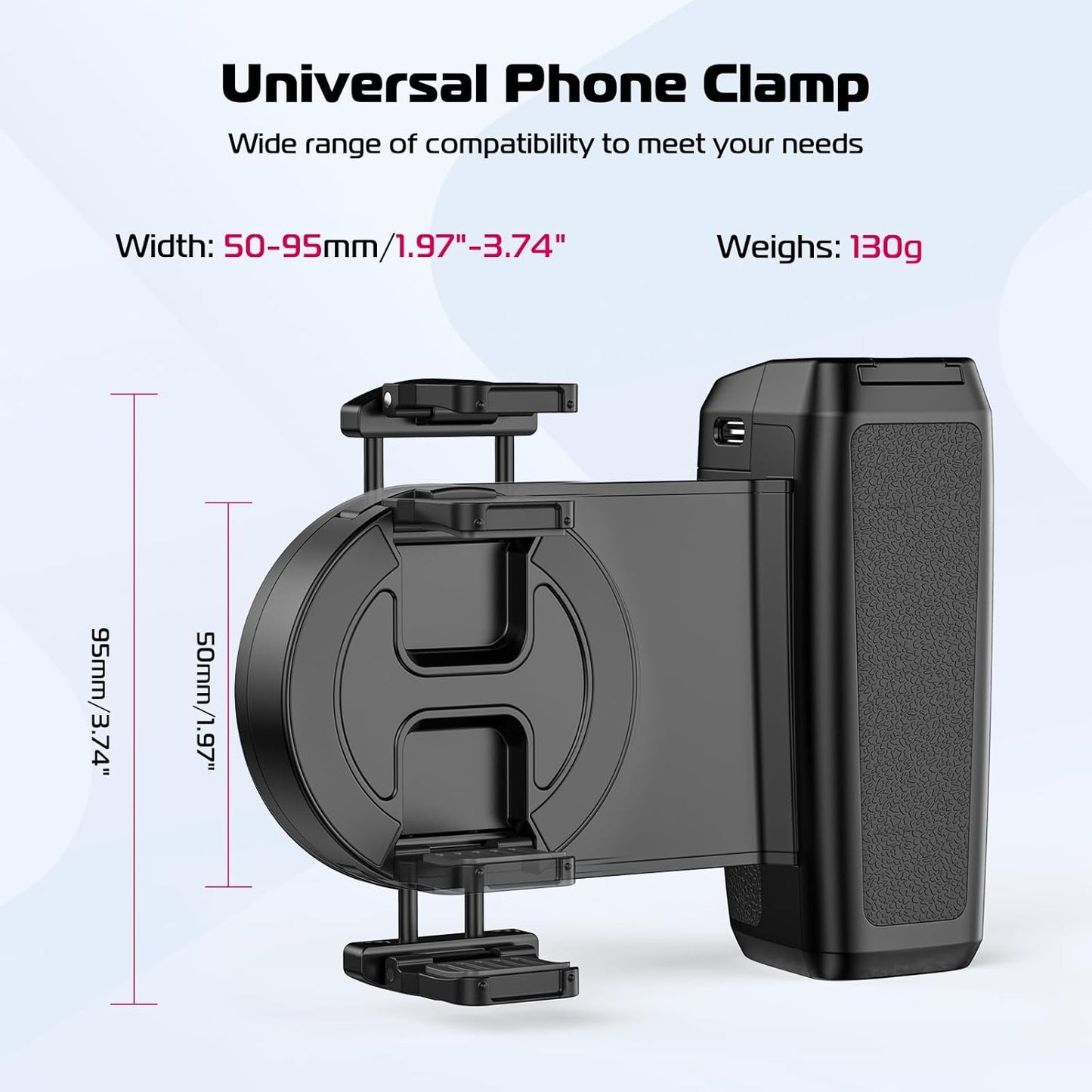 BNIB-ULANZI Magnetic Phone Grip Selfie Phone Tripod Mount MA35, 2-in-1 Magnetic Phone Clip Camera Grip Handle