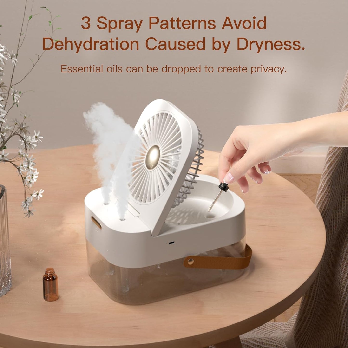 BNIB-Portable Air Conditioners, Soves Room Cooler Air Conditioner [Rechargeable & 2.5L Water Tank],
