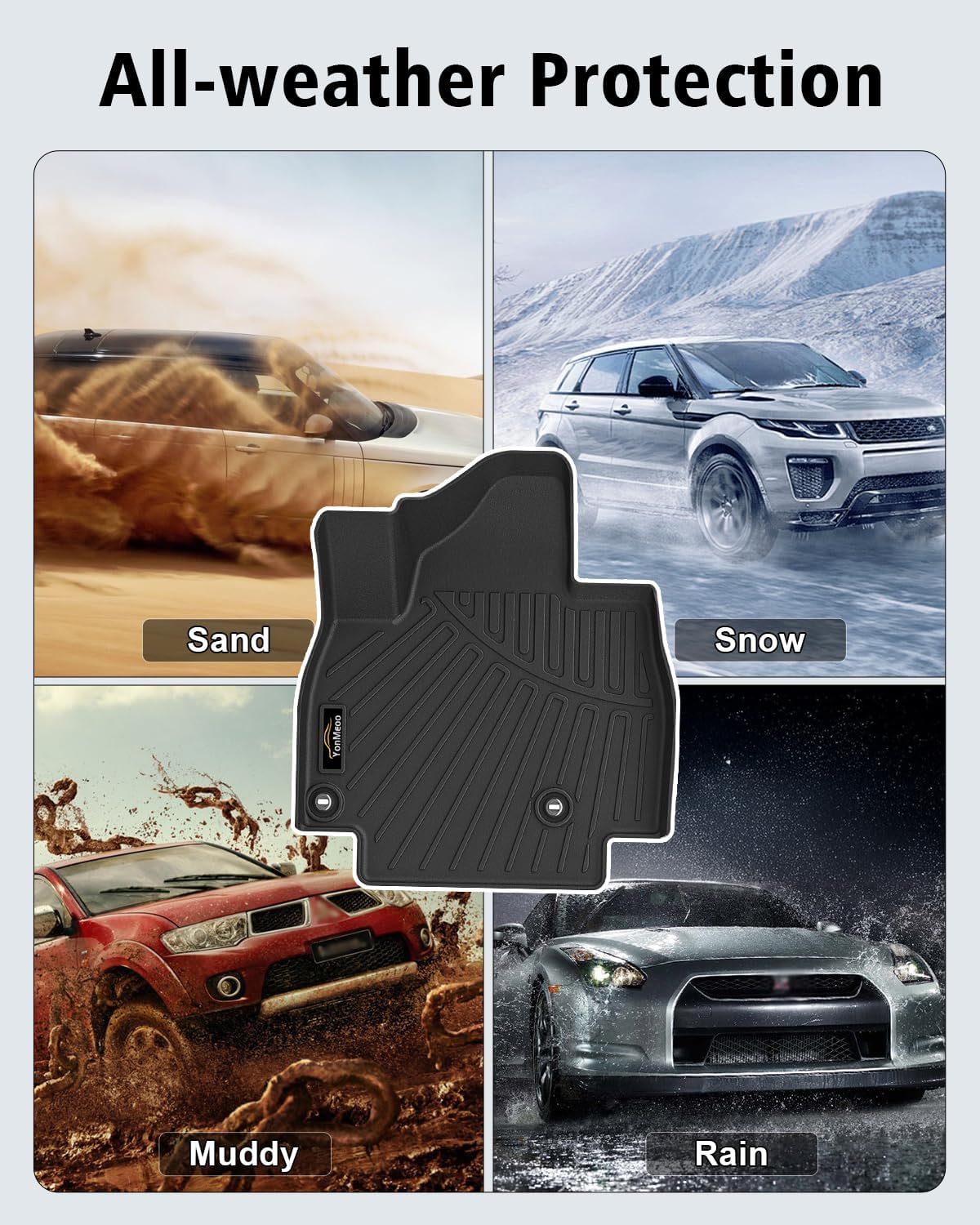 BNIB-Floor Mats & Cargo Liner Custom Fit for 6-Seats EV9 2024-2026 (Not Fit Relaxation Chairs & 7-Seats) ,-$100