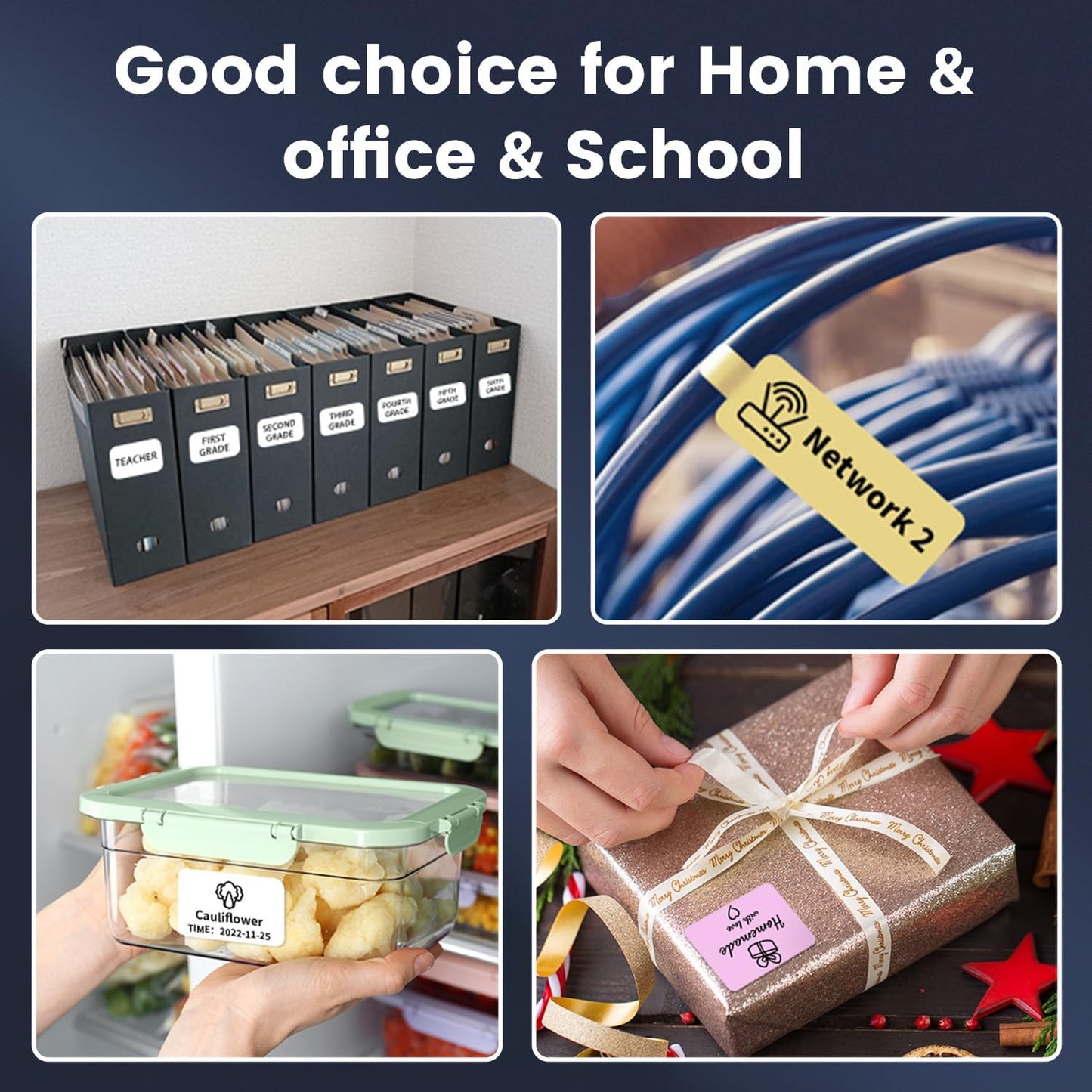 BNIB-Phomemo M110 Portable Thermal Label Printer, Bluetooth Label Maker Machine for iOS & Android,Black,-$35