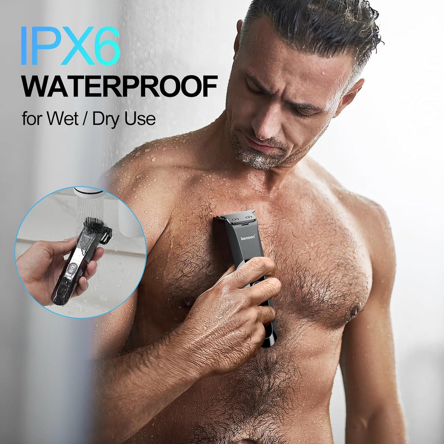 BNIB-Men's Body Hair Trimmer, kensen Manscape Body Hair Trimmer for Men