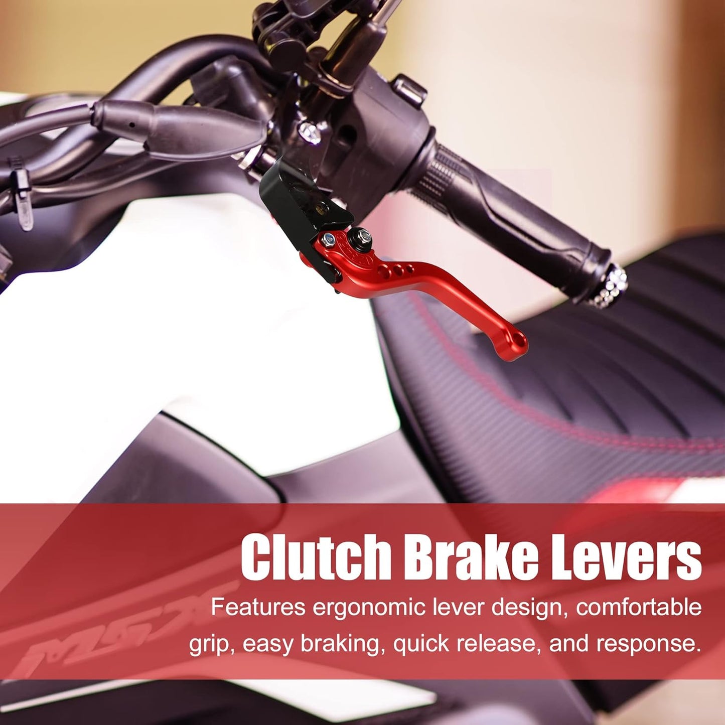 BNIB-Motorcycle Brake Clutch Levers Adjustable Folding CNC,Fits Honda CBR1000RR/CB1000R,-$25