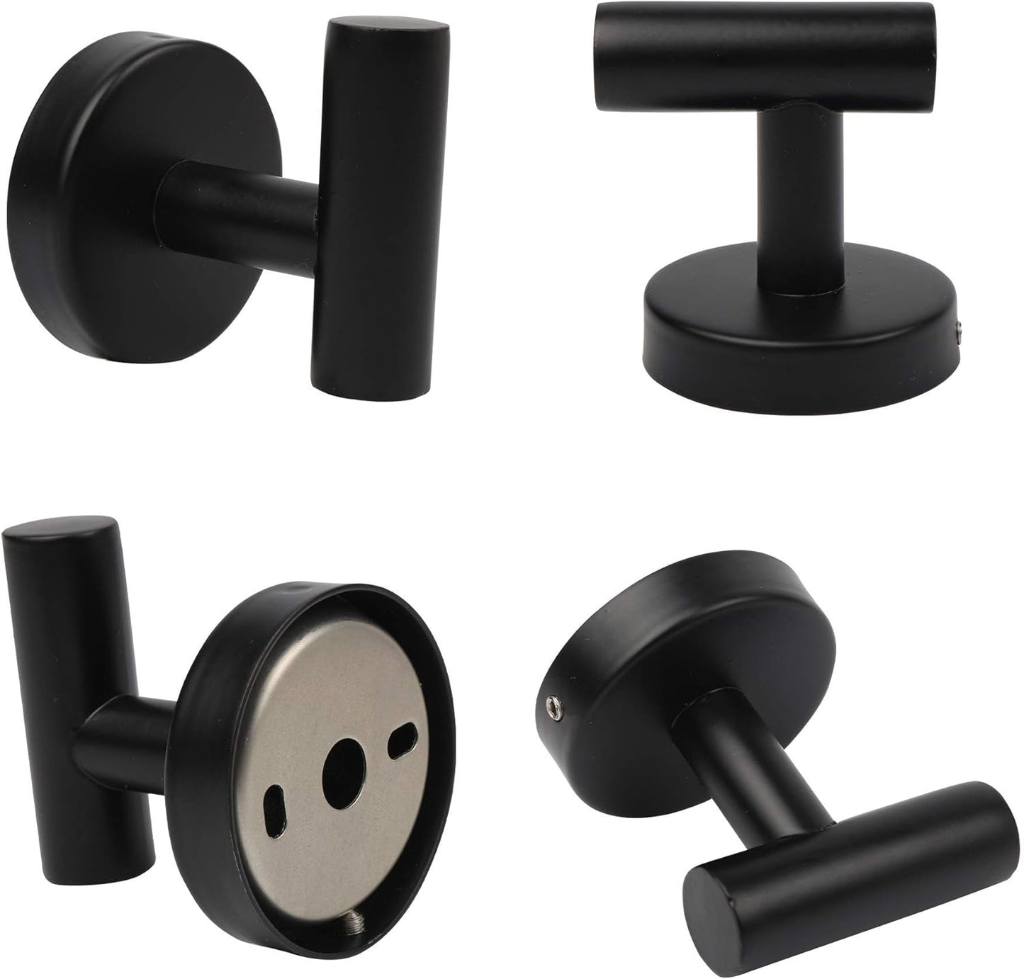 BNIB-3 Packs Wall Towel Hooks Bathroom Hook Matte Black Robe Coat Hooks SUS 304,-$8/1set,-$15/2sets