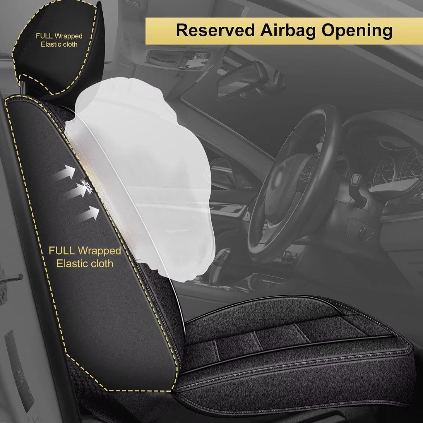 BNIB-Car Seat Covers Fit for Subaru Outback 2010-2026: Luxury Leather Front Seat Covers, (2PCS Front,),-$80