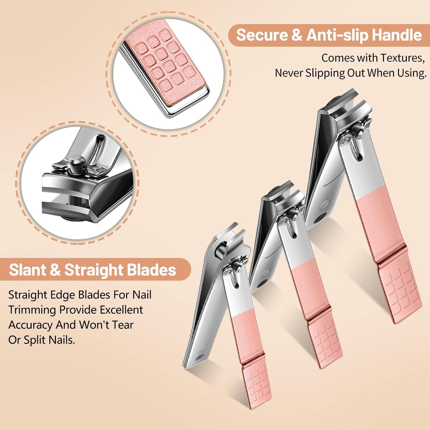 [BNIB] SUBESING 18-Piece Professional Manicure Set – Your All-in-One Grooming Solution!(Pink)-$15