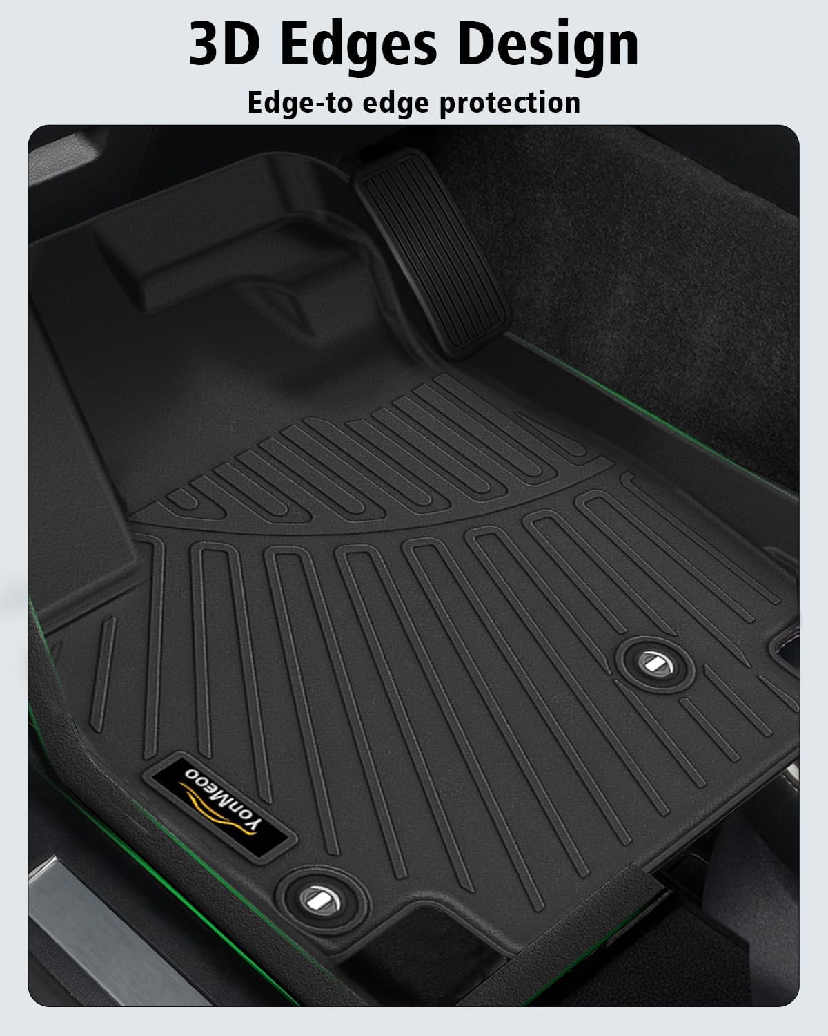 BNIB-Floor Mats & Cargo Liner Custom Fit for 6-Seats EV9 2024-2026 (Not Fit Relaxation Chairs & 7-Seats) ,-$100