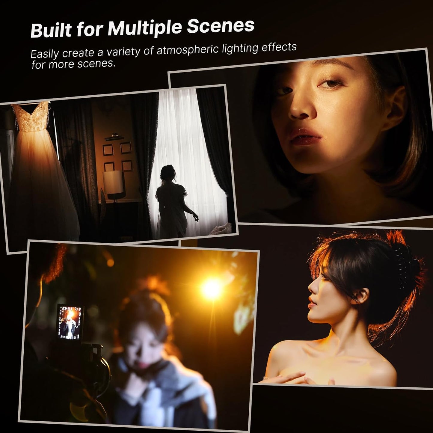 BNIB-ULANZI LM07 LED Photography Flashlight w 1/4" Thread, Handheld Videography Light Spotlight