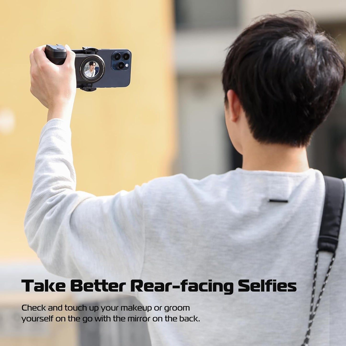 BNIB-ULANZI Magnetic Phone Grip Selfie Phone Tripod Mount MA35, 2-in-1 Magnetic Phone Clip Camera Grip Handle