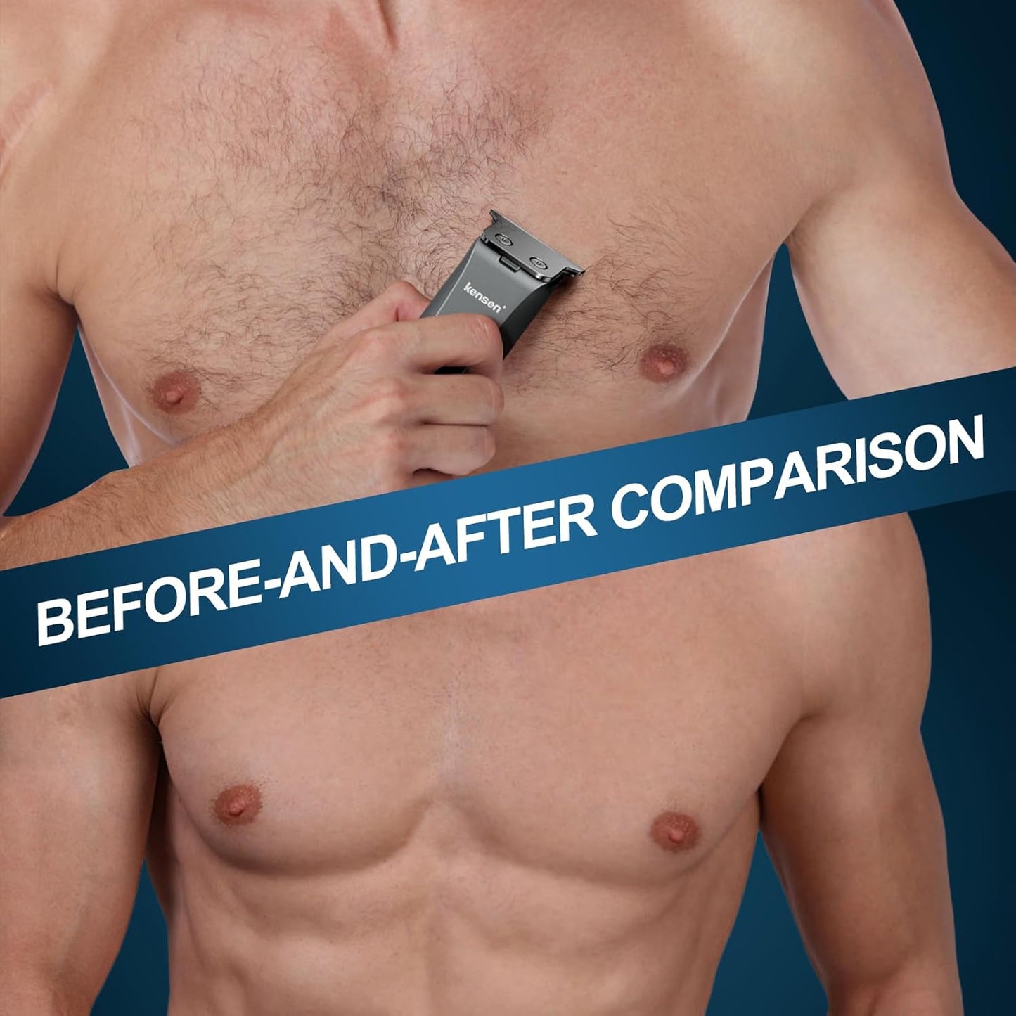 BNIB-Men's Body Hair Trimmer, kensen Manscape Body Hair Trimmer for Men
