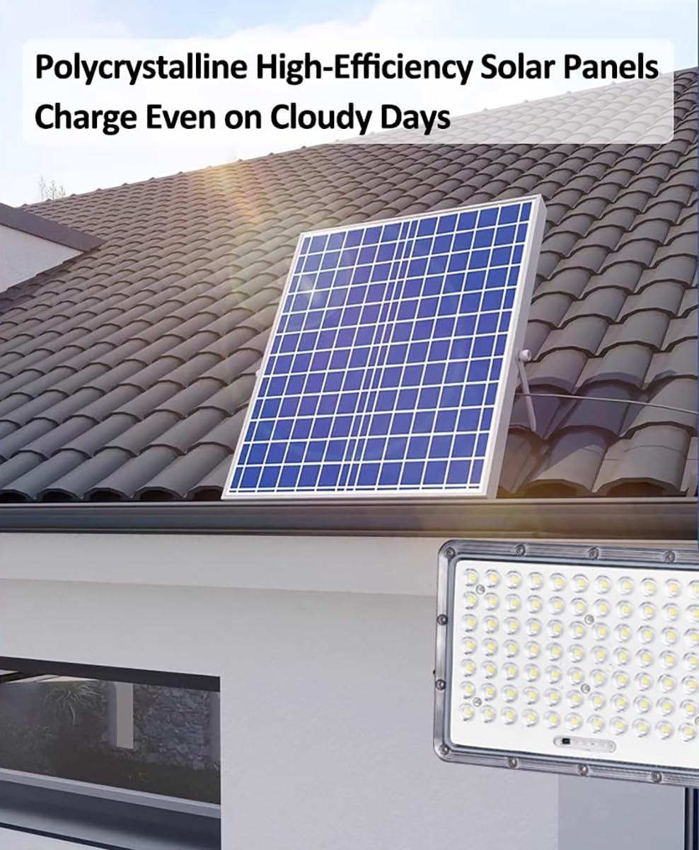 BNIB-Home Solar Powered Street Lights, Dusk to Dawn IP67 Waterproof Solar Lights,400W,-$130