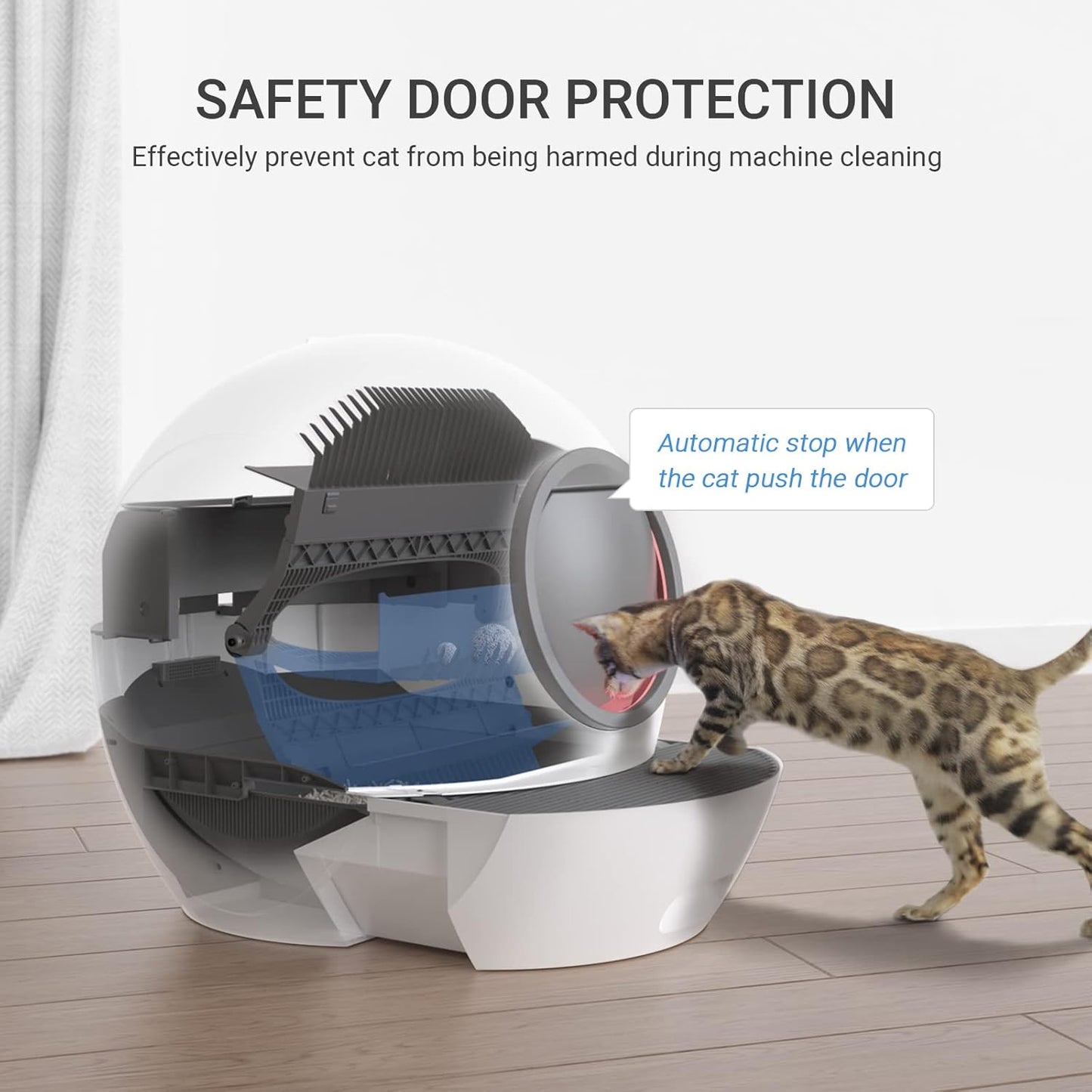 BNIB -ELS PET Self Cleaning Litter Boxes, No Scooping Automatic Cat Litter Box, APP Control & Safety,-$500