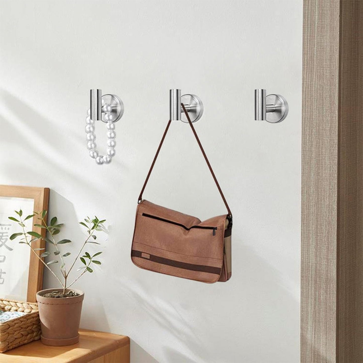 BNIB-Towel Hook for Bathroom, Wall Mounted Robe Hook, SUS 304 Stainless Steel Coat Hook,-$8/1set,-$15/2sets