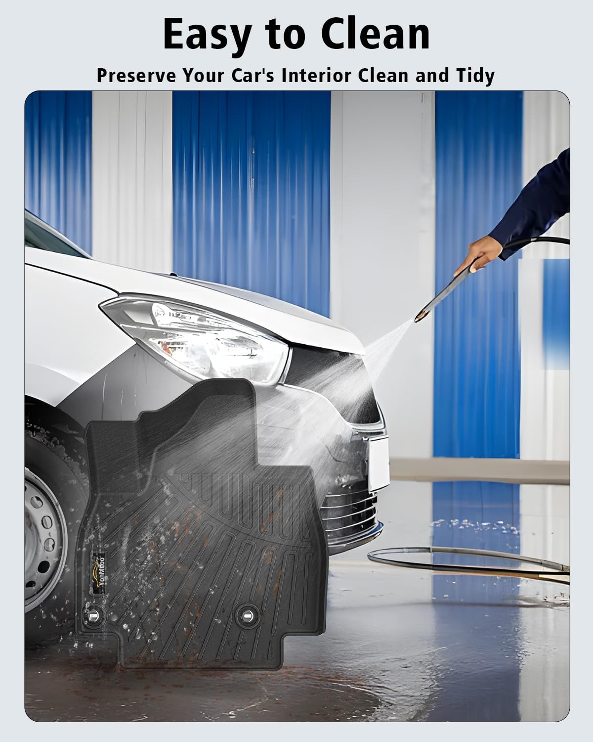 BNIB-Floor Mats & Cargo Liner Custom Fit for 6-Seats EV9 2024-2026 (Not Fit Relaxation Chairs & 7-Seats) ,-$100