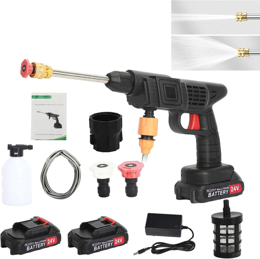 BNIB-Cordless Pressure Washer Set, 24V Battery-Powered Washer, Portable Pressure Washers,-$50
