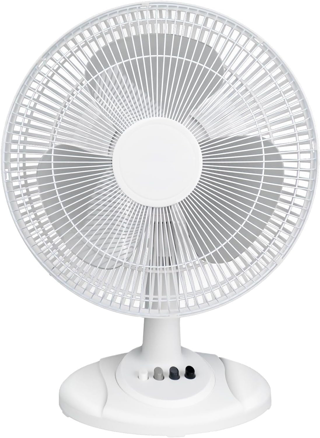 Brand New Assemble Oscillating Table Fan Quiet 3-Speed 12-Inch Adjustable Tilt Fan,-$10