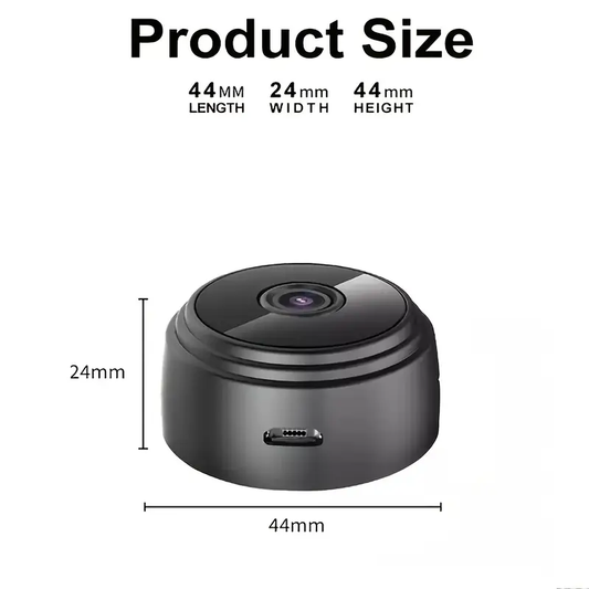 BNIB-1080P Mini WiFi Security Camera – Wireless Remote Monitor with Night Vision & Magnetic Mount,-$10
