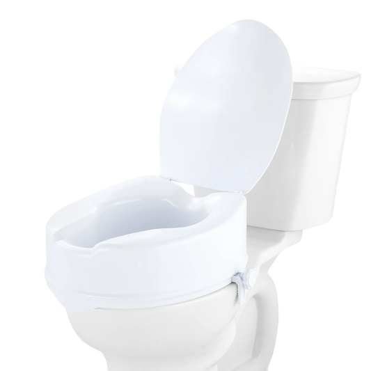 VEVOR Raised Toilet Seat, 6" Height Raised, 300 lbs Weight Capacity, Universal Toilet Seat Riser,-$30