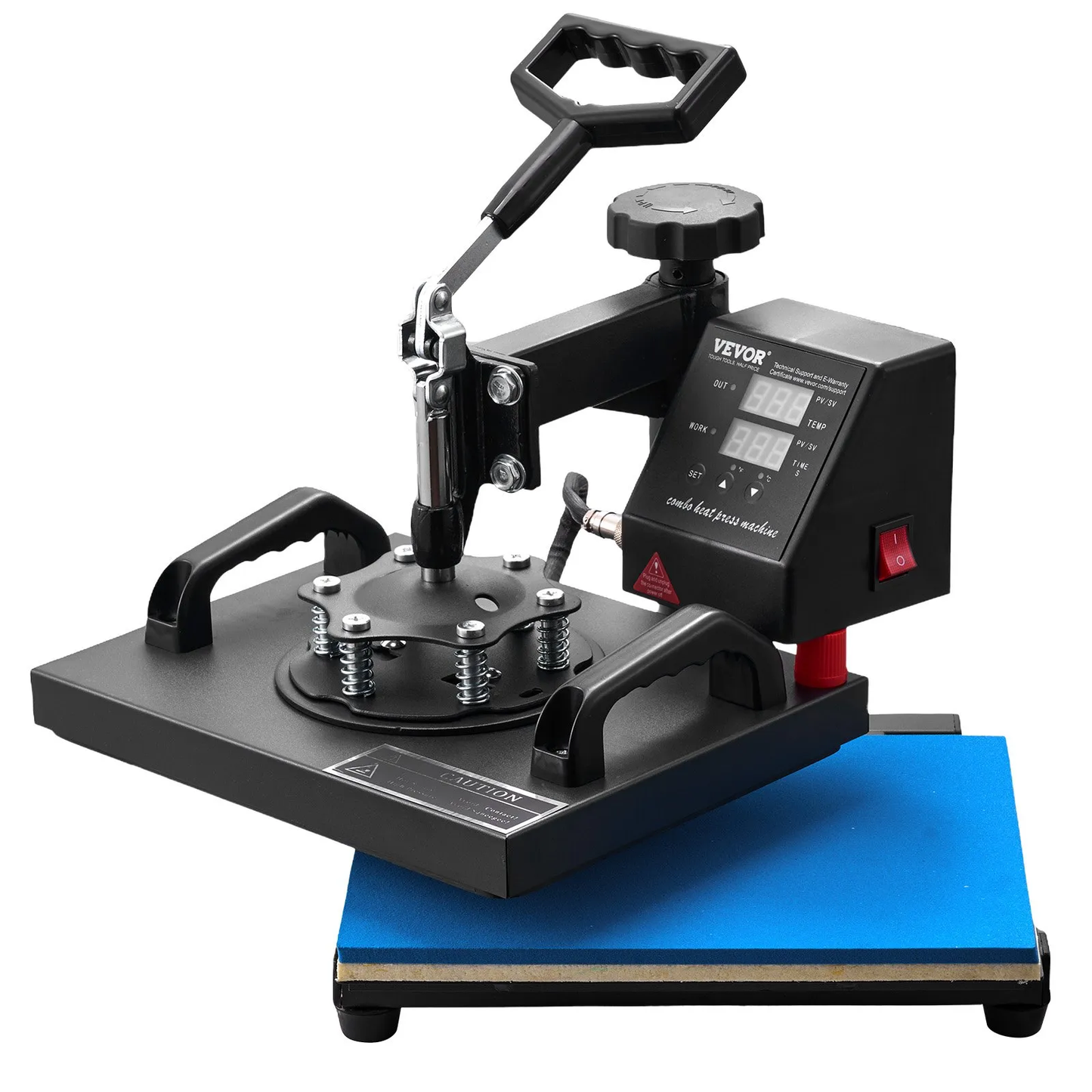 VEVOR Heat Press, 12x10Inch T Shirt Press Machine, T-shirt Press Heat Press 30x23cm Printing Machine,-$95
