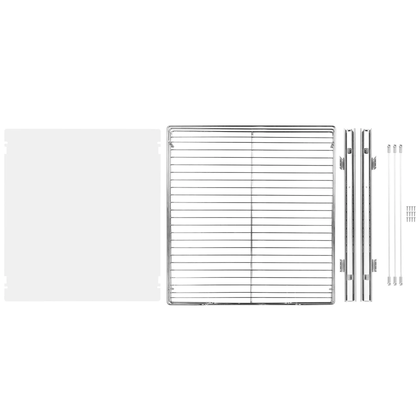 VEVOR 21.5"Wx21"Dx3.5"H Pull Out Cabinet Organizer, Heavy Duty Slide Out Pantry Shelves,-$30