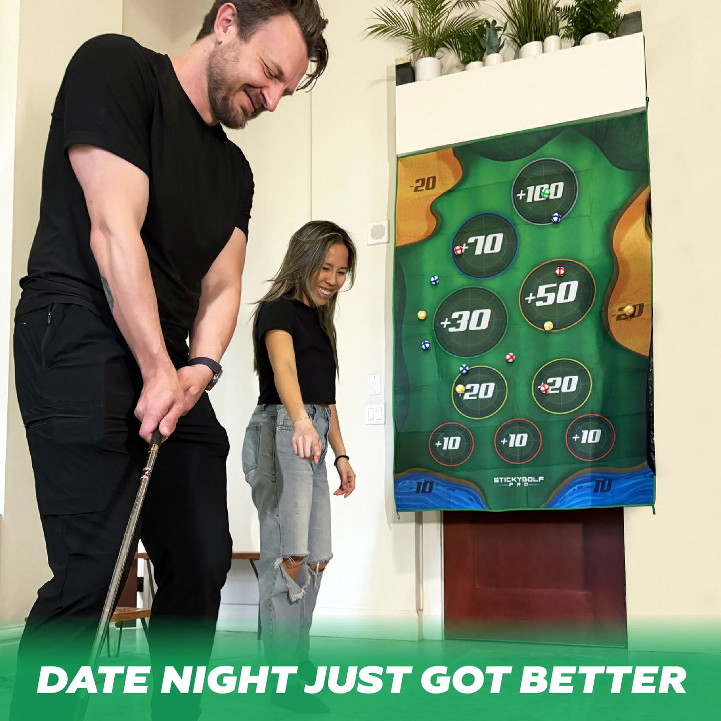 Brand New StickyGolf Pro Ultimate Edition – Transform Any Space into a Golf Game Haven!