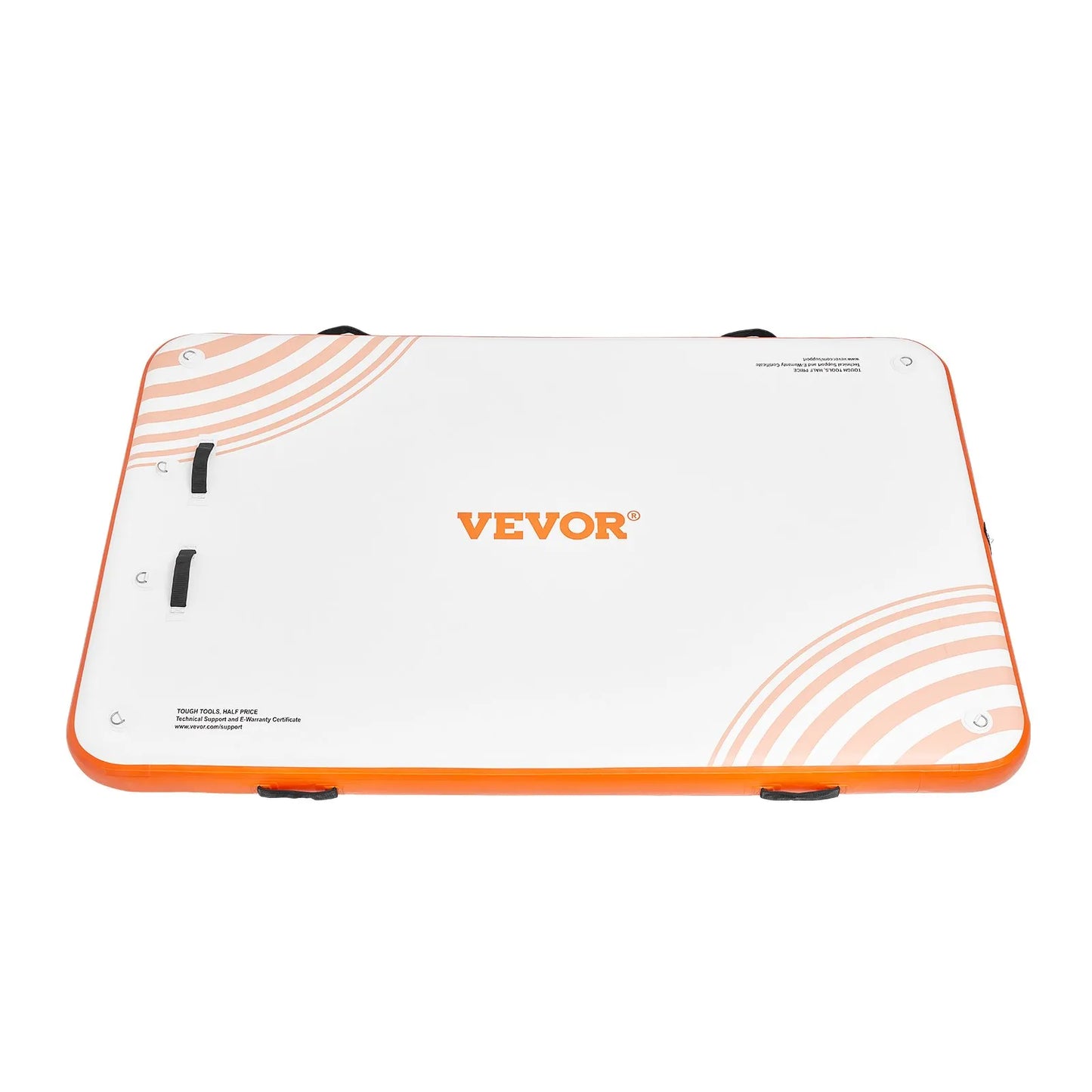 VEVOR Inflatable Floating Dock, 8 x 5FT Inflatable Dock Platform, Non-Slip Water Floating Dock Mat,-$160