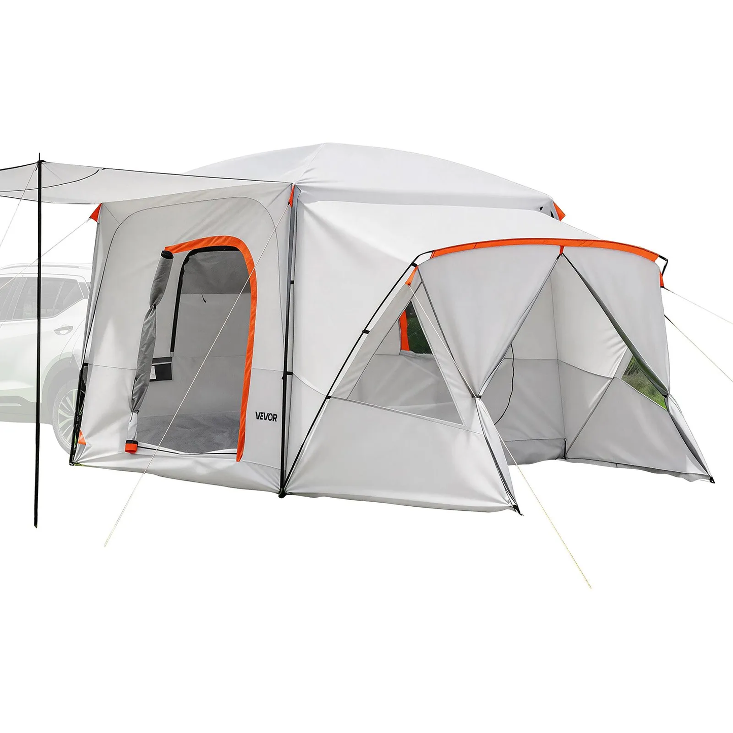 VEVOR SUV Camping Tent F/5-9 Person, 13x10FT 3-Season SUV Tailgate Tent w/Ventilated Windows,-$280