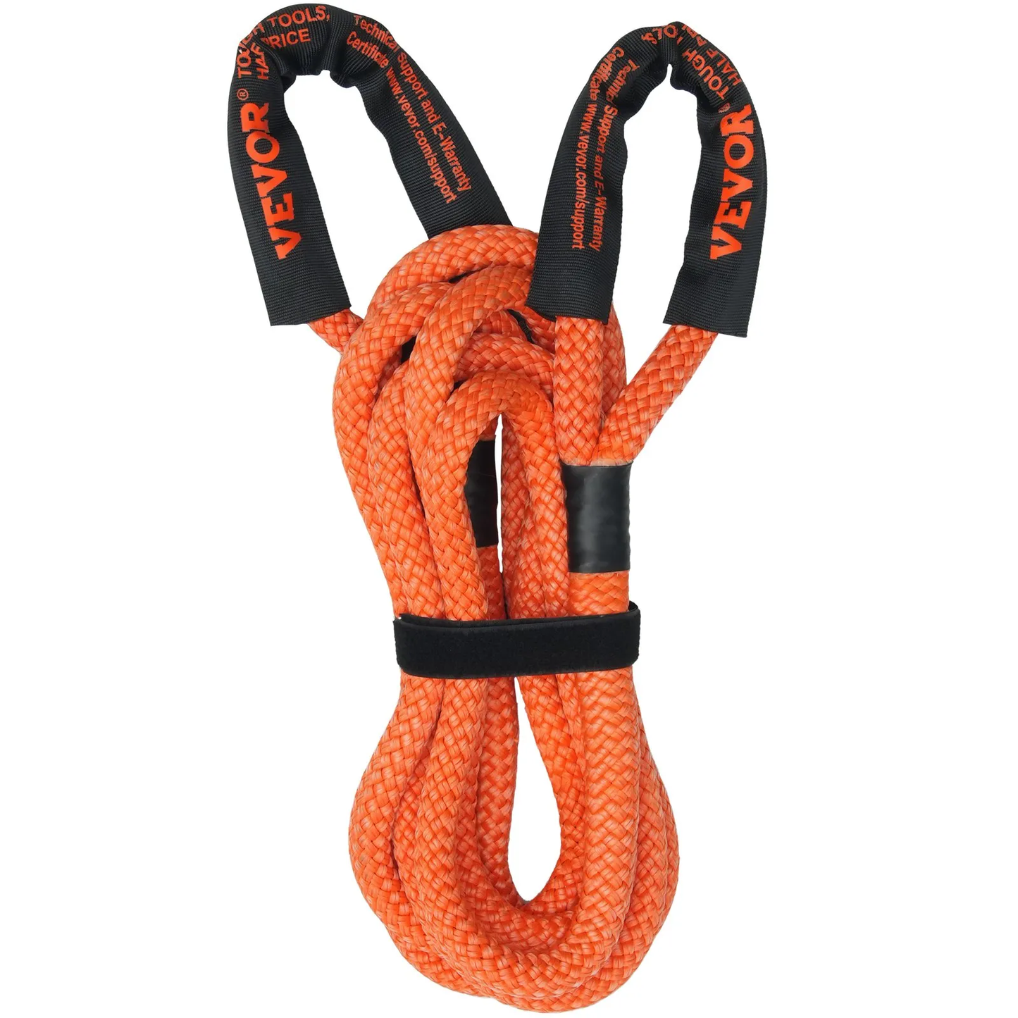 VEVOR 7/8" x 30' Kinetic Recovery Tow Rope 30580lbs, Heavy-Duty Off Strap w/2 Soft Shackles (41750lbs),-$70
