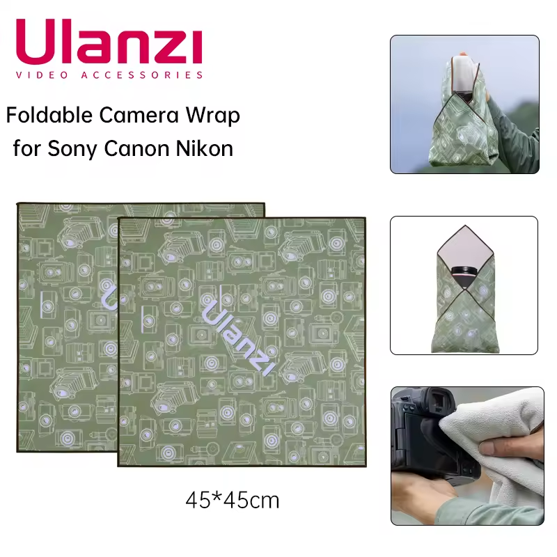 BNIB-Ulanzi CO20 Universal Foldable Camera Wrap for Sony Canon Nikon DSLR Protective Case Lens Cover,-$10