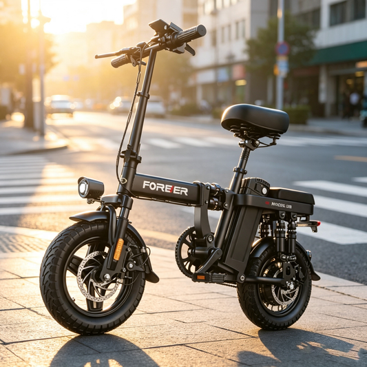 New Folding E-Bike, 48V 20Ah LG Battery, 80km Max Range, 400W Brushless Motor with USB Charging, $600