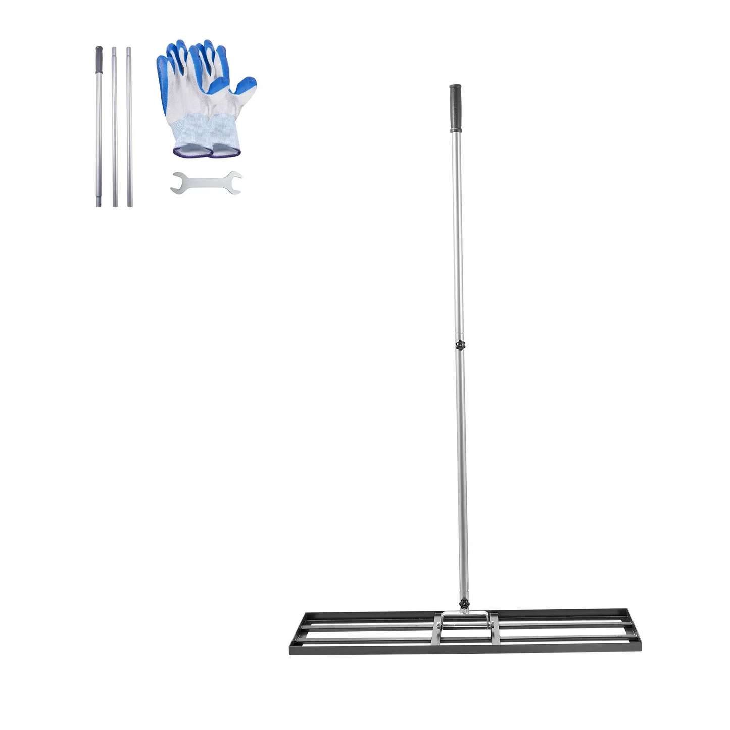 VEVOR Lawn Leveling Rake, Lawn Leveler with 83.9 in Handle, 36x10 in Ground Plate,-$30