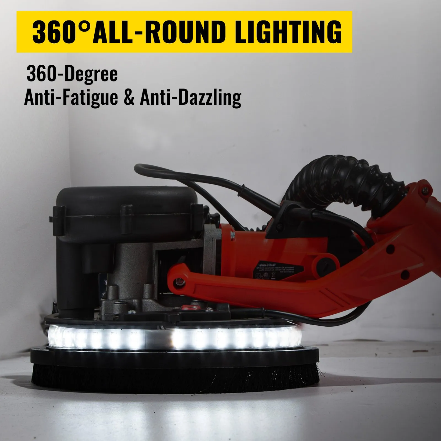 VEVOR Drywall Sander 850W, Electric Drywall Sander, Variable Speed 800-1750 RPM,Wall Sander,-$110