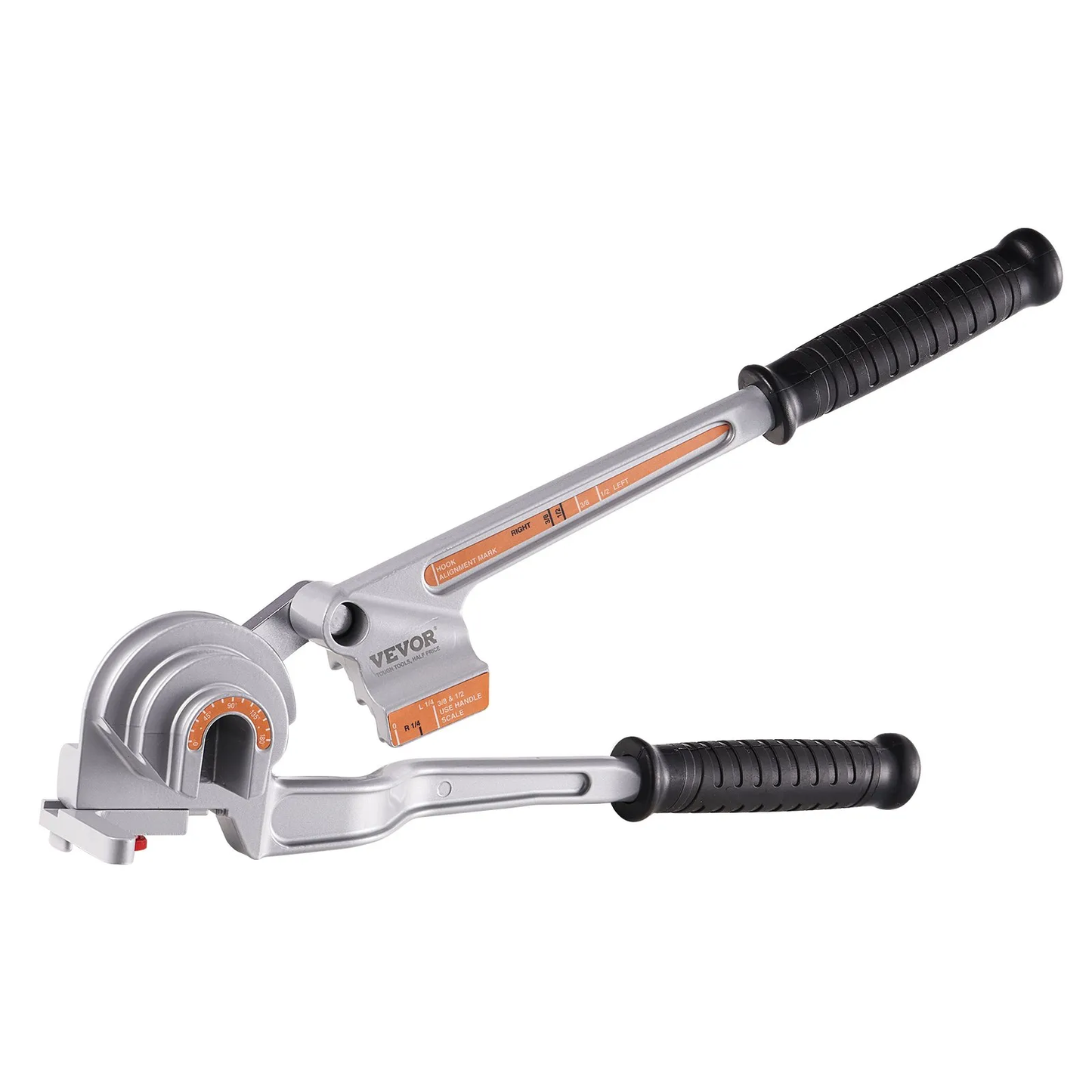 VEVOR Pipe Tube Bender, 1/4", 3/8", 1/2" OD, 3 in 1 Manual Level Tube Bender, 180°Bending Tools,-$30